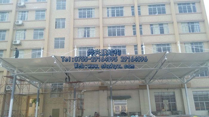 祝贺烨兴-清远市第三中学看台膜结构顺利竣工