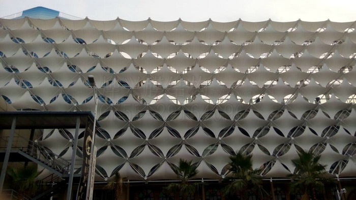 烨兴娱乐场所膜结构建筑展示的韵味