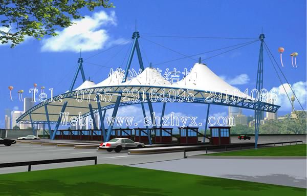 多样化的张拉膜，现代建筑的首选