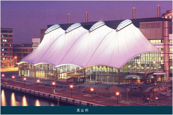 【娱乐城ptfe膜结构雨篷】美观时尚ptfe膜结构屋面造型