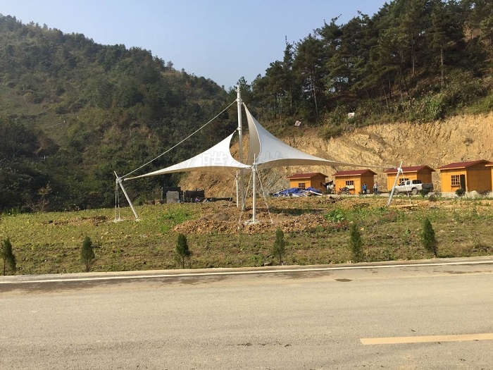 烨兴-贵州罗甸景观张拉膜结构工程