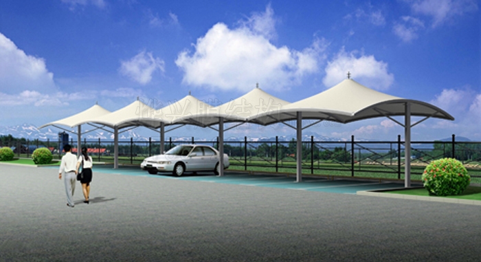膜结构停车棚