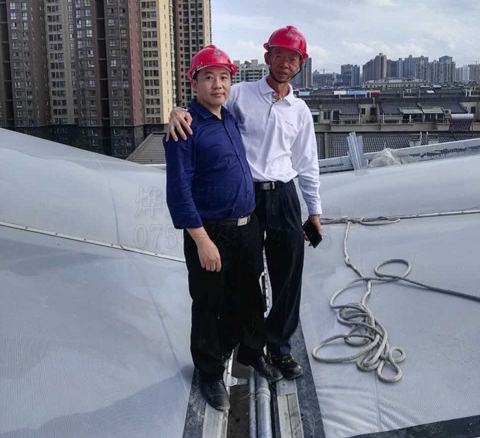 泰国客户三顾烨兴考察膜结构项目之旅